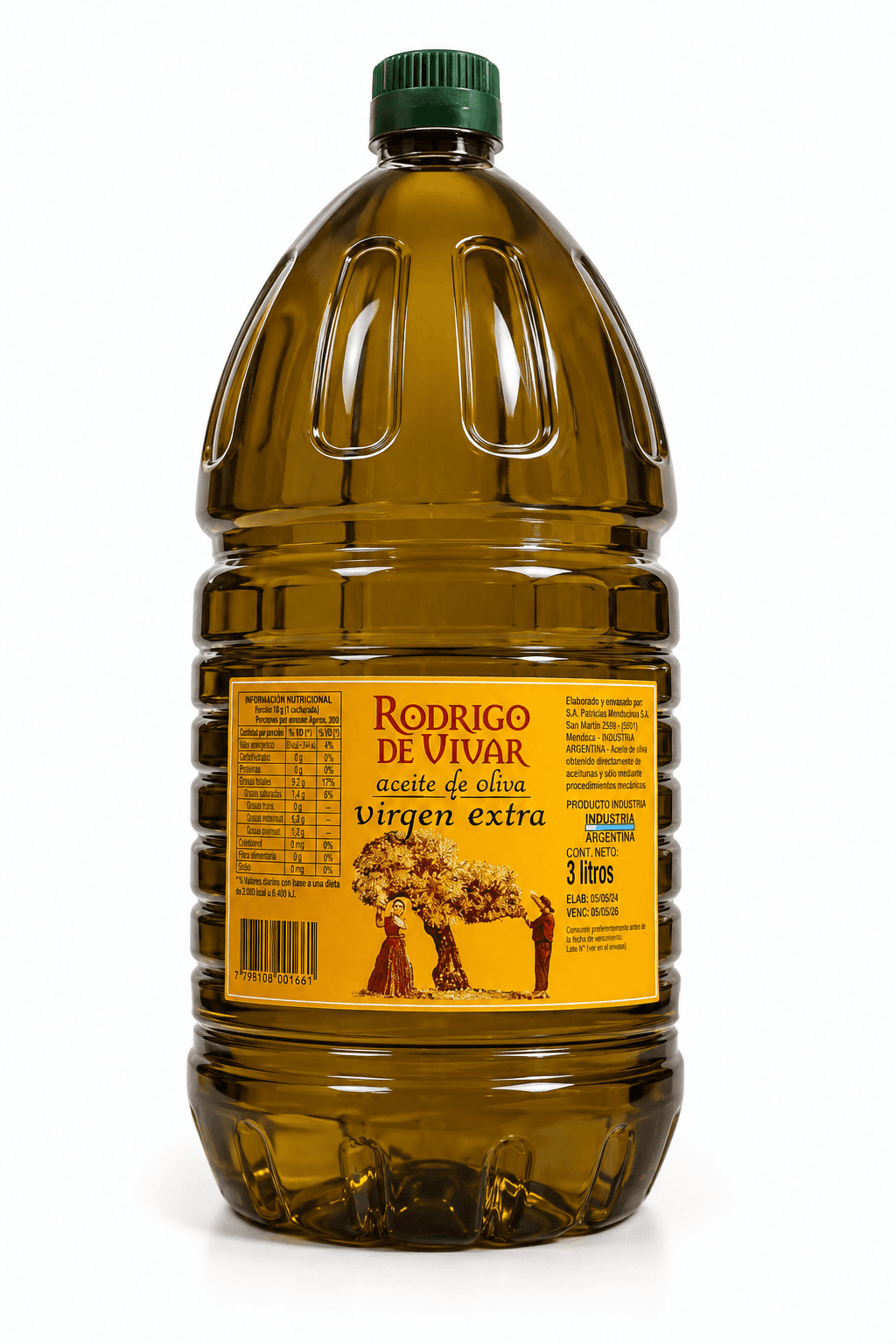 Aceite de Oliva Extra Virgen Blend Premium 3 litros — foto 1